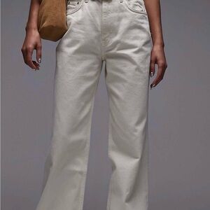 & Other Stories Cream Wide Leg Pants NWT